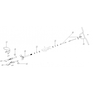 Voorvork - Balhoofdstel Niu U Series zwart