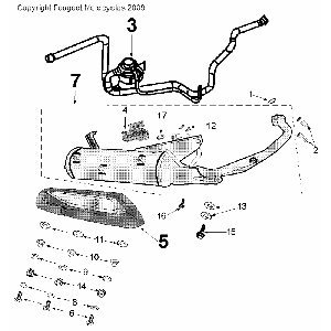 Uitlaat Peugeot Tweet old matgrijs