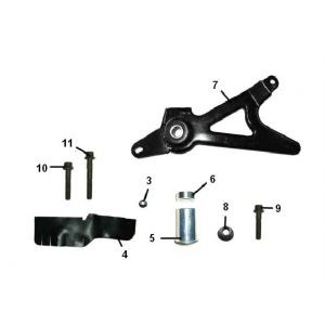 Uitlaatsteun Riva Sport VX50S 4-takt