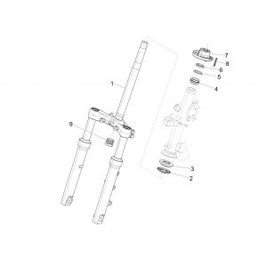Voorvork - Balhoofdstel Piaggio Medley 125 IE ABS Euro 4 2016-2019