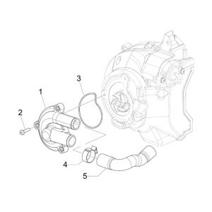 Waterpomp Gilera Runner 200 VXR 4-takt 2006