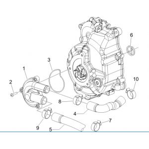 Waterpomp Vespa GTV 250 IE 4V