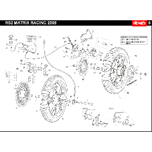Wielen Rieju Rs2 racing zwart 2010 2-takt