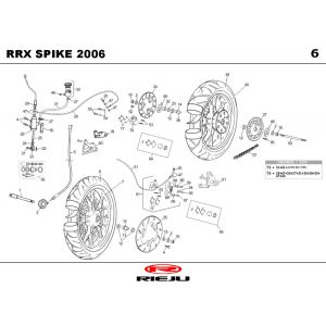 Wielen Rieju SMX p-up blauw 2008 2-takt
