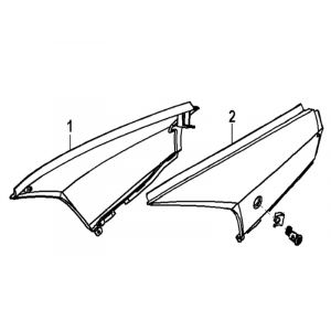 Motorschermen Generic Xor 50 2-takt 2009 zwart